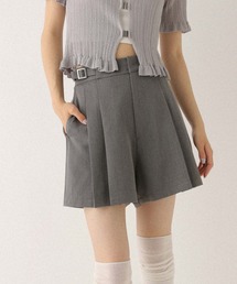 Heather | サイドベルトプリーツショートパンツ　491940(その他パンツ)