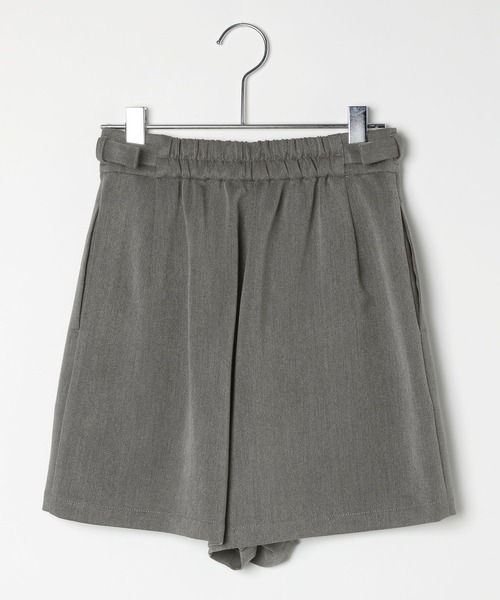 Heather(ヘザー)の「サイドベルトプリーツショートパンツ 491940(その他パンツ・レディース・グレー/ブラック・S/M)」の6枚目の写真