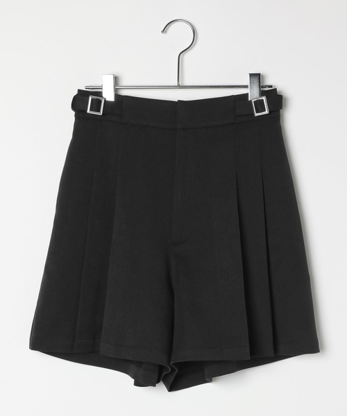 Heather(ヘザー)の「サイドベルトプリーツショートパンツ 491940(その他パンツ・レディース・グレー/ブラック・S/M)」の12枚目の写真