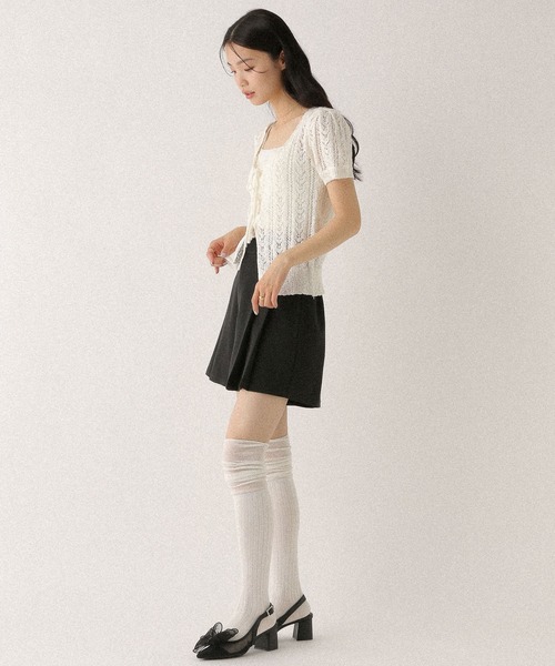 Heather(ヘザー)の「サイドベルトプリーツショートパンツ 491940(その他パンツ・レディース・グレー/ブラック・S/M)」の22枚目の写真