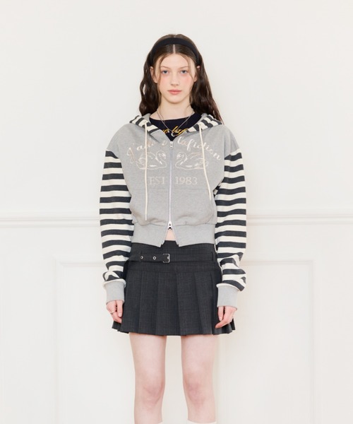 パーカー L16 SWAN HOOD ZIP-UP レディース L16 SWAN HOOD ZIP-UP（パーカー）｜LARTIGENT（ラーティゼン