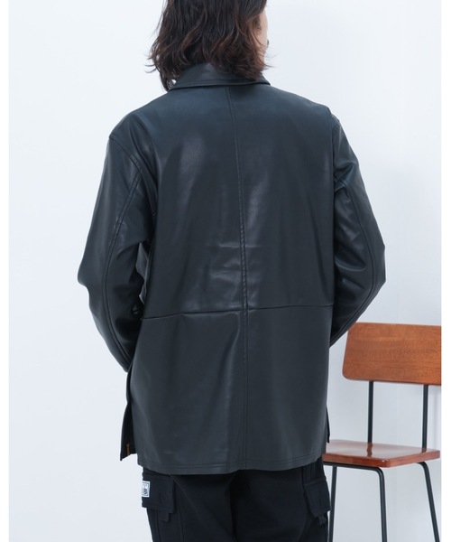 TCSS(ティーシーエスエス)の「LS TEE/Critical Slide(クリティカルスライド)TCSSブラックレザージャケット(その他アウター・メンズ・ブラック・LARGE/X-LARGE/MEDIUM)」の8枚目の写真