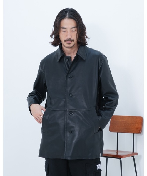 TCSS(ティーシーエスエス)の「LS TEE/Critical Slide(クリティカルスライド)TCSSブラックレザージャケット(その他アウター・メンズ・ブラック・LARGE/X-LARGE/MEDIUM)」の5枚目の写真