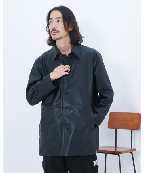 TCSS(ティーシーエスエス)の「LS TEE/Critical Slide(クリティカルスライド)TCSSブラックレザージャケット(その他アウター・メンズ・ブラック・LARGE/X-LARGE/MEDIUM)」の6枚目の写真