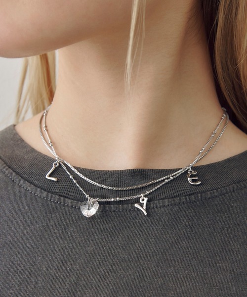 ラブ チャーム ネックレス（ネックレス）｜GOLDY（ゴールディ）の