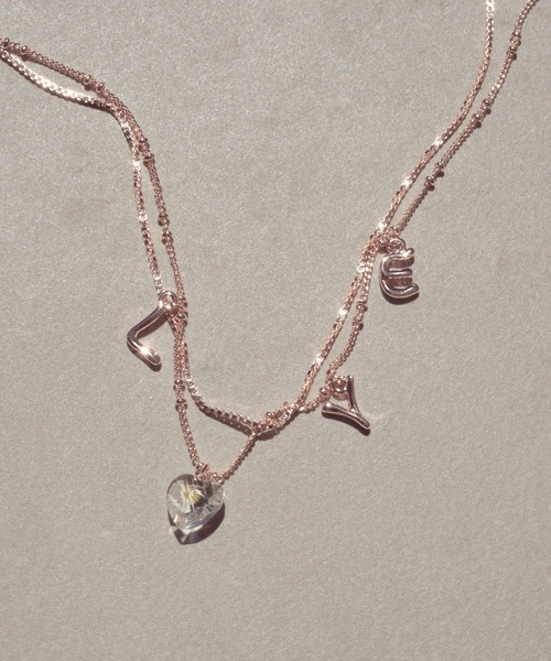 ラブ チャーム ネックレス（ネックレス）｜GOLDY（ゴールディ