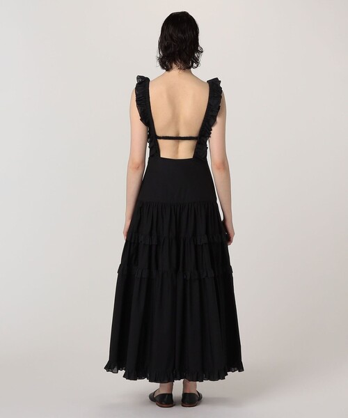 Molly Goddard（モリー ゴダード）の「Molly Goddard MAGGIE DRESS（ワンピース・レディース・ブラック・8）」の7枚目の写真