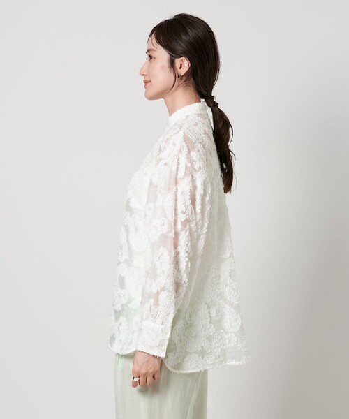 UNITED ARROWS ペイズリー カット ジャガード ブラウス　アローズ UNITED ARROWS（ユナイテッドアローズ）の「ペイズリー カット