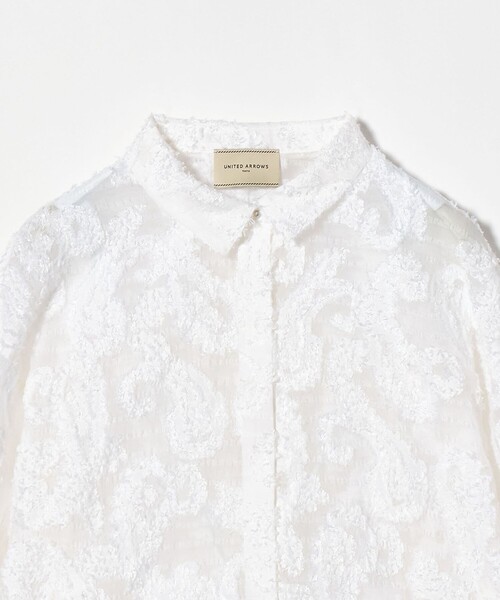 UNITED ARROWS ペイズリー カット ジャガード ブラウス　アローズ UNITED ARROWS（ユナイテッドアローズ）の「ペイズリー カット