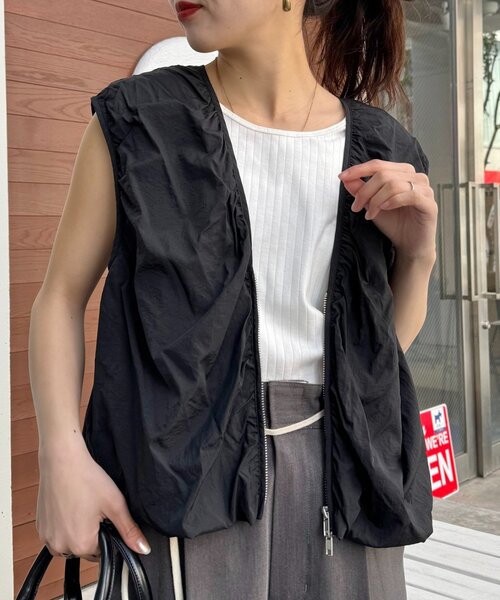 セール】【kairi企画】シアーナイロンバルーンベスト（ベスト