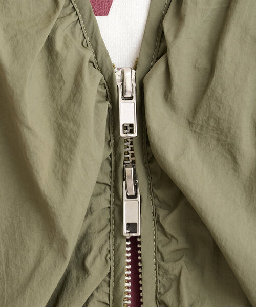 CIAOPANIC TYPY(チャオパニックティピー)の「【kairi企画】シアーナイロンバルーンベスト(ベスト・レディース・カーキ/ブラック/アイボリー・ONE SIZE)」の14枚目の写真