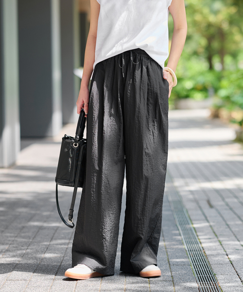 ライトナイロンワイドパンツ（その他パンツ）｜JOURNAL STANDARD