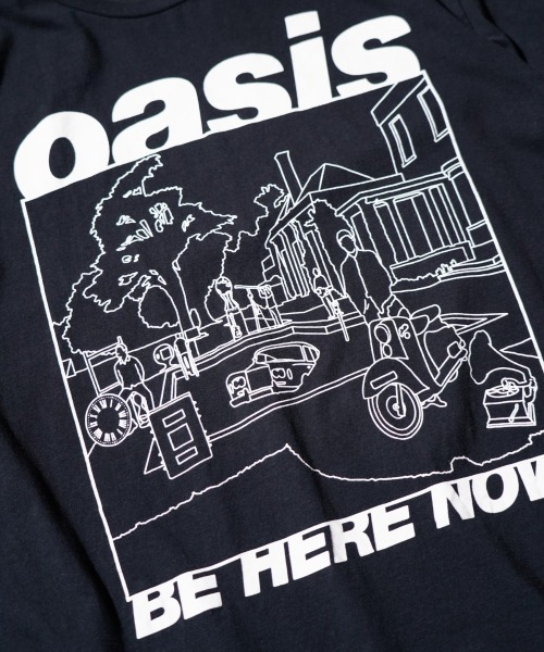THRIFTY LOOK(スリフティールック)の「THRIFTY LOOK / スリフティールック THRIFTY 'OASIS' TEE オアシス(Tシャツ/カットソー・メンズ・ブラック/ブラック系2/ネイビー・MEDIUM/X-LARGE/LARGE)」の5枚目の写真