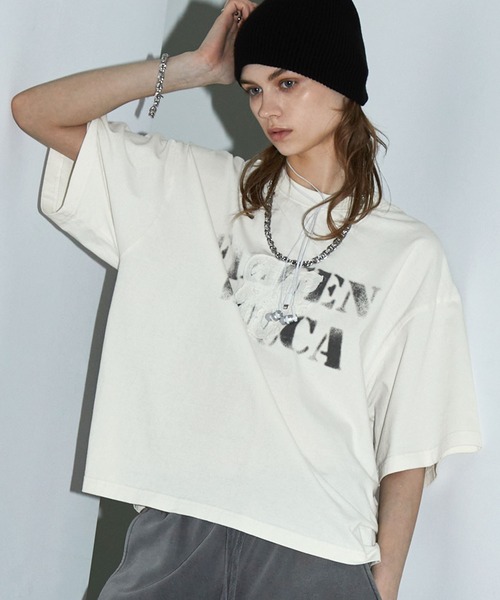 SHADOWS DIG Tee ONLINE限定 クリーム XL SHADOWS DIG Tee ONLINE限定 クリーム XL
