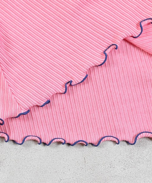 MARKEY'S（マーキーズ）の「ホルターネックメローワンピース（ワンピース・キッズ・ピンク/ブラック/ライトブルー/ライトグリーン・150/140/130/120/110/100/90）」の15枚目の写真