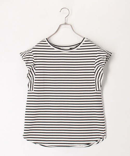 fredy couleur(フレディクルール)の「TC天竺袖フリルTシャツ(Tシャツ/カットソー・レディース・ブラック系その他/レッド/ブラック/オフホワイト・38)」の16枚目の写真