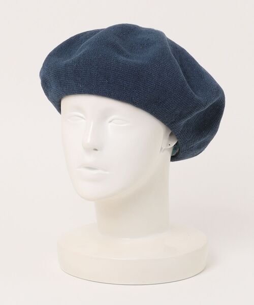 polcadot（ポルカドット）の「メッシュベレー帽／日本製・大きめサイズ（ハンチング/ベレー帽・メンズ・グレー/ブラック/ネイビー・FREE）」の6枚目の写真