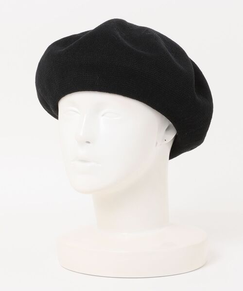 polcadot（ポルカドット）の「メッシュベレー帽／日本製・大きめサイズ（ハンチング/ベレー帽・メンズ・グレー/ブラック/ネイビー・FREE）」の8枚目の写真