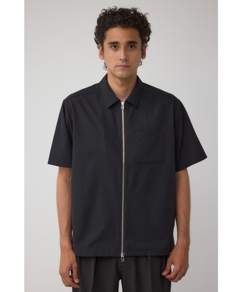 AZUL by moussy(アズールバイマウジー)の「C/Tテックドッツジップシャツ(シャツ/ブラウス・メンズ・ブルー/グレー/ブラック/ダークカーキ・MEDIUM/LARGE)」の17枚目の写真