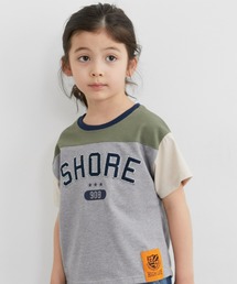 QUNTSTYLE（キュントスタイル）の「配色切替Ｔシャツ（男の子・女の子）（Tシャツ/カットソー・キッズ）」
