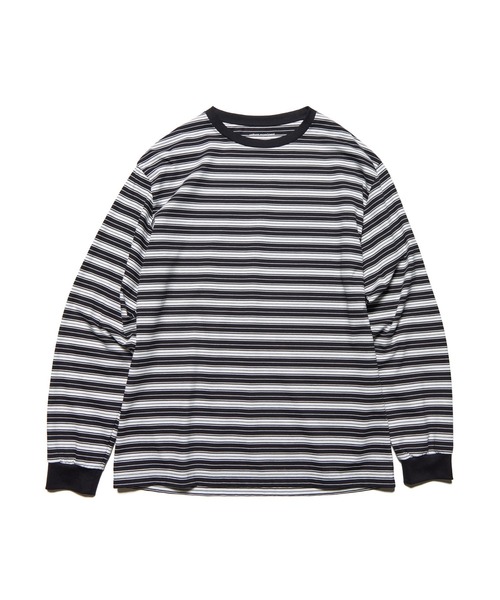 トップス uniform experiment BORDER LOOSE L/S TEE SOPH. | BORDER LOOSE L/S TEE(2 B(WHITE × BLACK)):