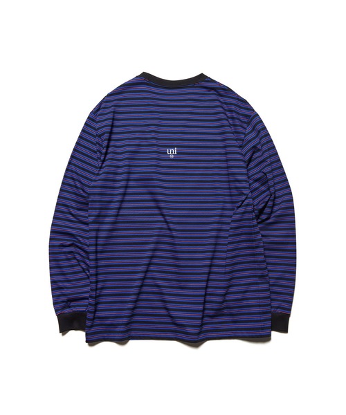 uniform experiment(ユニフォームエクスペリメント)の「BORDER L/S TEE(Tシャツ/カットソー・メンズ・ブラック/ブルー・1/2/3/4/5)」の9枚目の写真