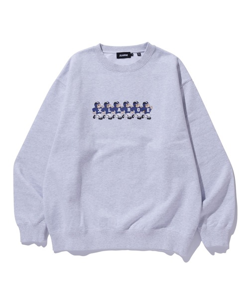 XLARGE（エクストララージ）の「FOOTBALL CREWNECK SWEATSHIRT（スウェット・メンズ・ブラック/アッシュ/ネイビー・S/M/L/XL）」の3枚目の写真