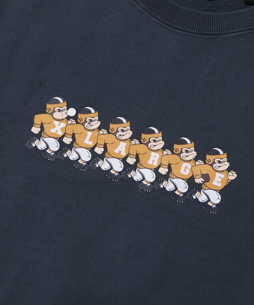 XLARGE（エクストララージ）の「FOOTBALL CREWNECK SWEATSHIRT（スウェット・メンズ・ブラック/アッシュ/ネイビー・S/M/L/XL）」の15枚目の写真