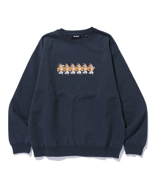 XLARGE（エクストララージ）の「FOOTBALL CREWNECK SWEATSHIRT（スウェット・メンズ・ブラック/アッシュ/ネイビー・S/M/L/XL）」の11枚目の写真