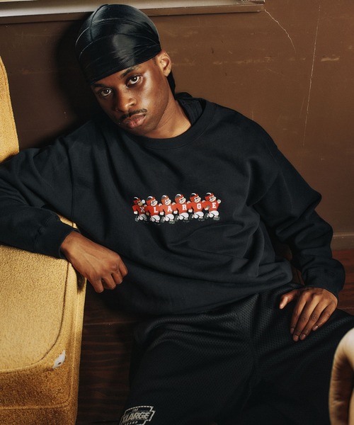 XLARGE（エクストララージ）の「FOOTBALL CREWNECK SWEATSHIRT（スウェット・メンズ・ブラック/アッシュ/ネイビー・S/M/L/XL）」の17枚目の写真