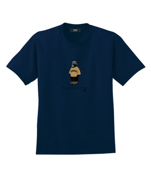 Port(ポート)の「【 eyedy / アイディー 】CHILL BP TEE(Tシャツ/カットソー・メンズ・ホワイト/ネイビー・L/XL/XXL/M)」の2枚目の写真