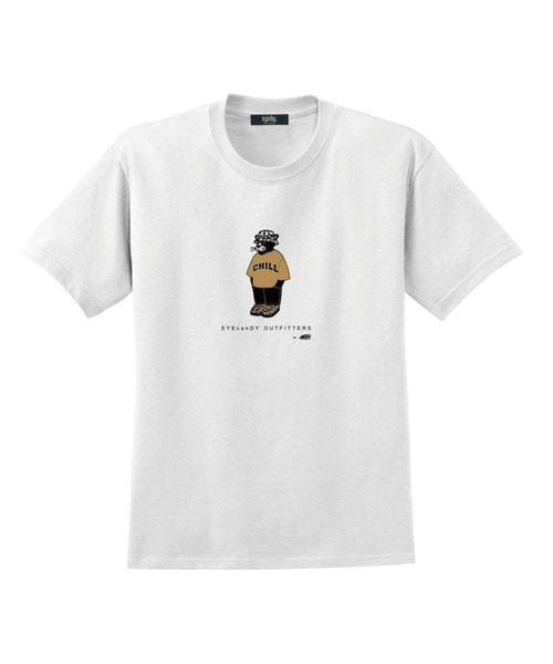 Port(ポート)の「【 eyedy / アイディー 】CHILL BP TEE(Tシャツ/カットソー・メンズ・ホワイト/ネイビー・L/XL/XXL/M)」の1枚目の写真