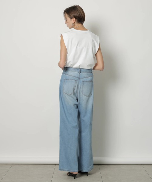 CADUNE(カデュネ)の「ドロストデニムパンツ(その他パンツ・レディース・ネイビー/ライトグレー/ライトブルー・34/36/38/40)」の16枚目の写真