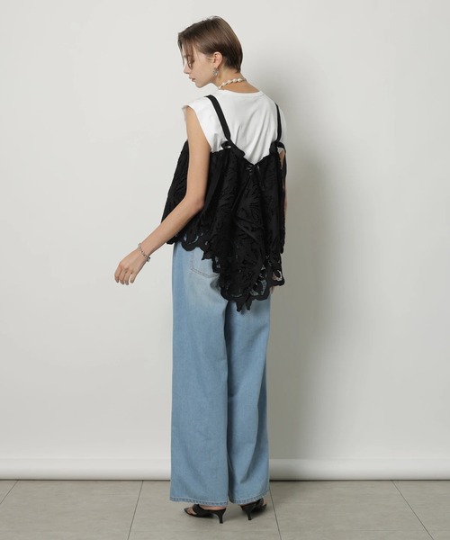 CADUNE(カデュネ)の「ドロストデニムパンツ(その他パンツ・レディース・ネイビー/ライトグレー/ライトブルー・34/36/38/40)」の20枚目の写真