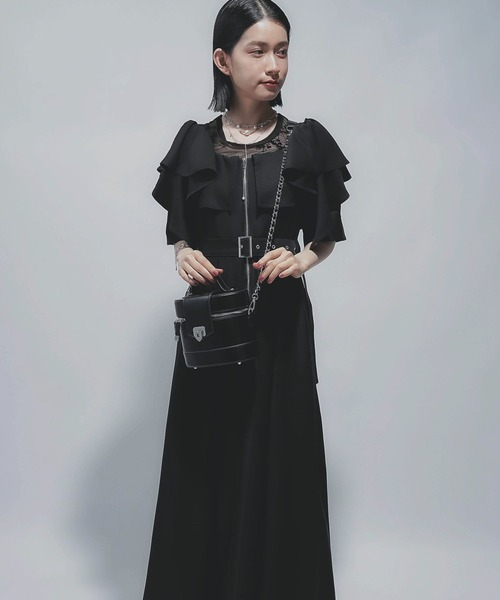 HARE（ハレ）の「カナグデザインバニティショルダーバッグ(HARE)（ショルダーバッグ・レディース・ブラック・FREE）」の3枚目の写真