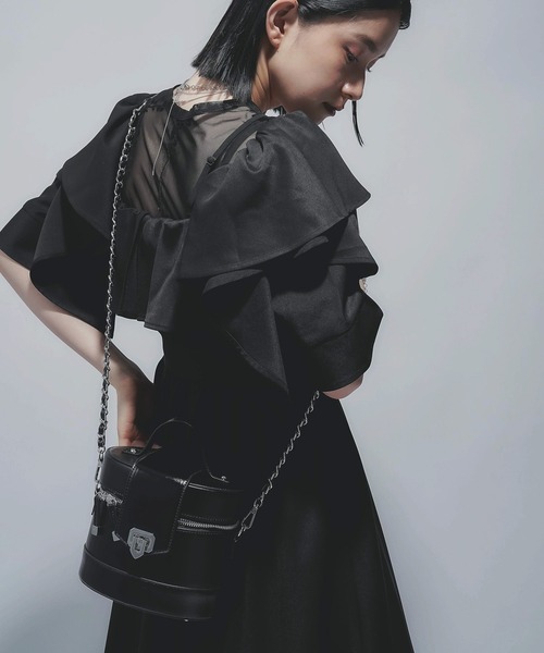 HARE（ハレ）の「カナグデザインバニティショルダーバッグ(HARE)（ショルダーバッグ・レディース・ブラック・FREE）」の5枚目の写真