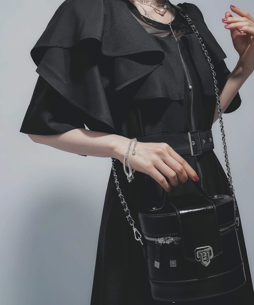 HARE（ハレ）の「カナグデザインバニティショルダーバッグ(HARE)（ショルダーバッグ・レディース・ブラック・FREE）」の7枚目の写真