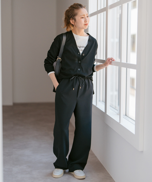 Spick & Span（スピックアンドスパン）の「《追加》18Gカーディガン（カーディガン/ボレロ・レディース・ブラック/イエロー系その他/ブラウン/レッド/チャコールグレー・FREE）」の13枚目の写真