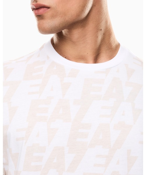 EMPORIO ARMANI EA7(エンポリオアルマーニイーエーセブン)の「<オンライン限定>【エンポリオ アルマーニ EA7】ASV Logo Series クルーネックTシャツ オーガニックコットン(Tシャツ/カットソー・メンズ・ホワイト/ダークアッシュ・LARGE/MEDIUM/SMALL/X-LARGE/X-SMALL/XX-LARGE)」の9枚目の写真