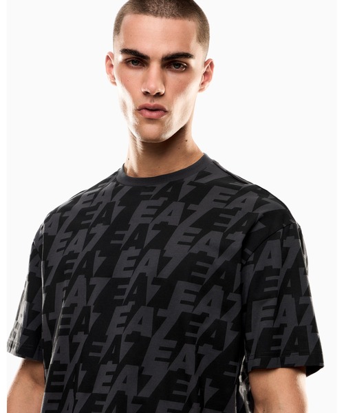 EMPORIO ARMANI EA7(エンポリオアルマーニイーエーセブン)の「<オンライン限定>【エンポリオ アルマーニ EA7】ASV Logo Series クルーネックTシャツ オーガニックコットン(Tシャツ/カットソー・メンズ・ホワイト/ダークアッシュ・LARGE/MEDIUM/SMALL/X-LARGE/X-SMALL/XX-LARGE)」の5枚目の写真