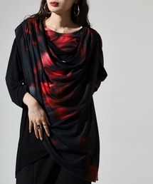 ドレープ7分袖Tシャツ
