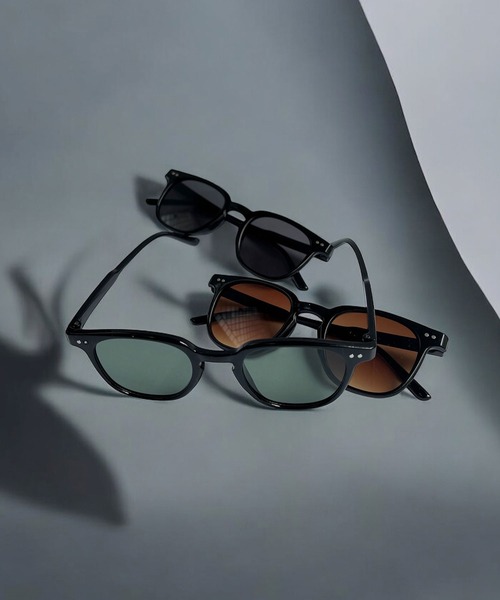 Port（ポート）の「♪ 3個セット ♪ ファッショナブル スクエア サングラス 【 コーディネイトに合わせて3パターン 】（サングラス・メンズ・その他・FREE）」の12枚目の写真