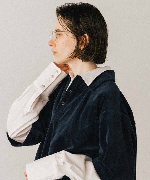CREDONA（クレドナ）の「COTTON VELOUR OVER POLO/コットンベロア