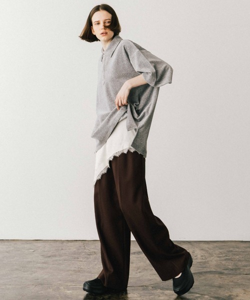 CREDONA（クレドナ）の「COTTON VELOUR OVER POLO/コットン