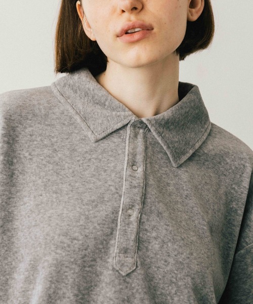 COTTON VELOUR OVER POLO/コットンベロアオーバーポロ