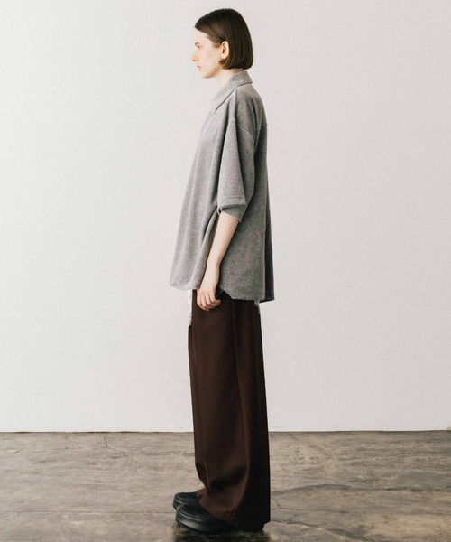 クレドナ　ポロシャツ ポロ COTTON VELOUR OVER POLO クレドナ ポロシャツ ポロ COTTON VELOUR OVER POLO CREDONA（クレドナ