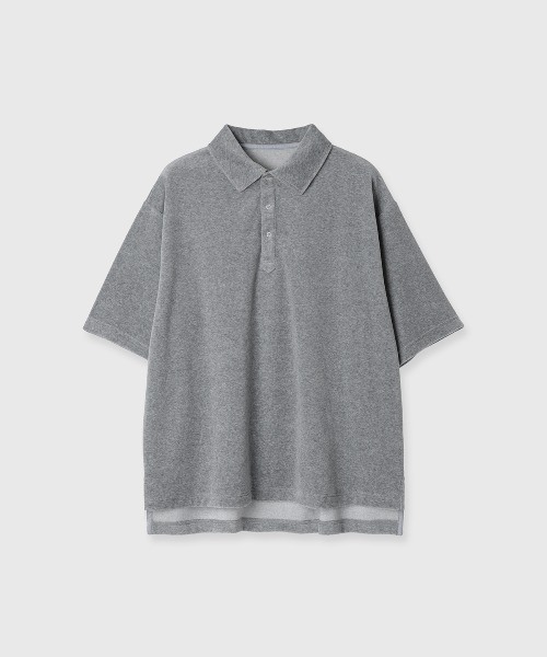 ポロシャツ ポロ COTTON VELOUR OVER POLO/コットンベロアオーバーポロ レディース COTTON VELOUR OVER POLO/コットンベロアオーバーポロ