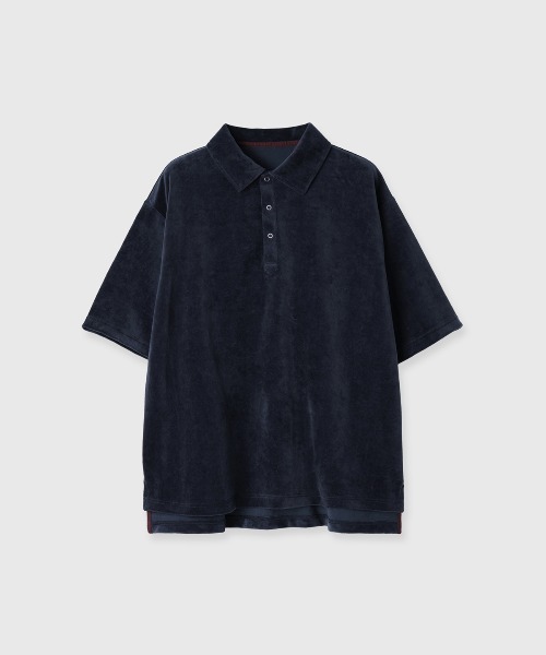 ポロシャツ ポロ COTTON VELOUR OVER POLO/コットンベロアオーバーポロ レディース COTTON VELOUR OVER POLO/コットンベロアオーバーポロ