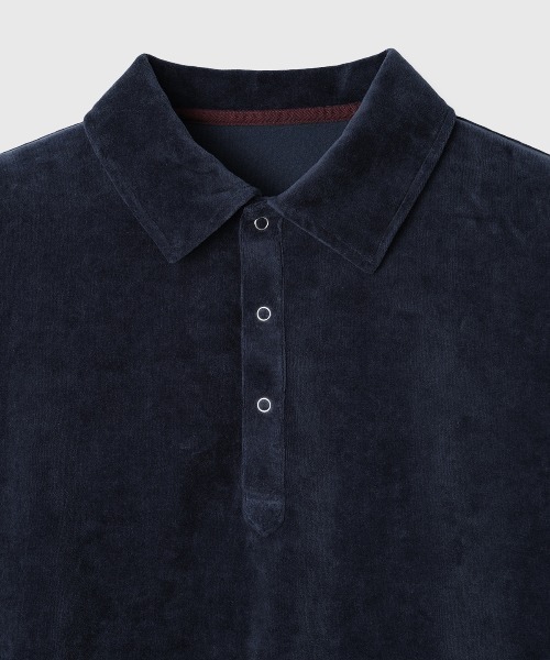 ポロシャツ ポロ COTTON VELOUR OVER POLO/コットンベロアオーバーポロ レディース COTTON VELOUR OVER POLO/コットンベロアオーバーポロ