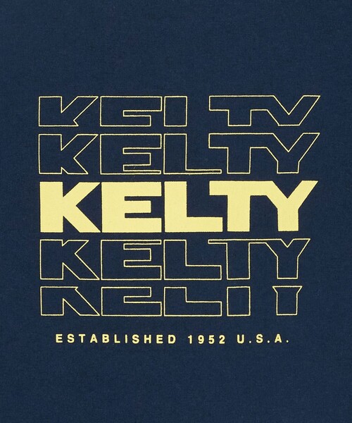 KELTY（ケルティ）の「【別注】＜KELTY＞プリント Tシャツ / キッズ  100cm-130cm（Tシャツ/カットソー・キッズ・ネイビー/ライトグレー・S(120-130cm)/XS(100-110cm)）」の10枚目の写真